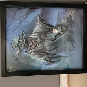 Pop Creations Star Wars 3D Framed Yoda